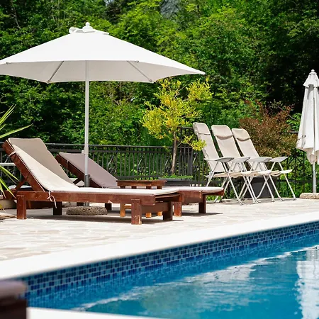 Sunset & Sunrise In Stanisici-two With Common Pool Villa *