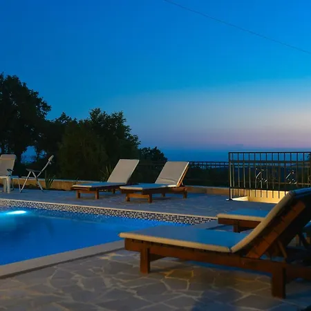 Sunset & Sunrise In Stanisici-two With Common Pool
